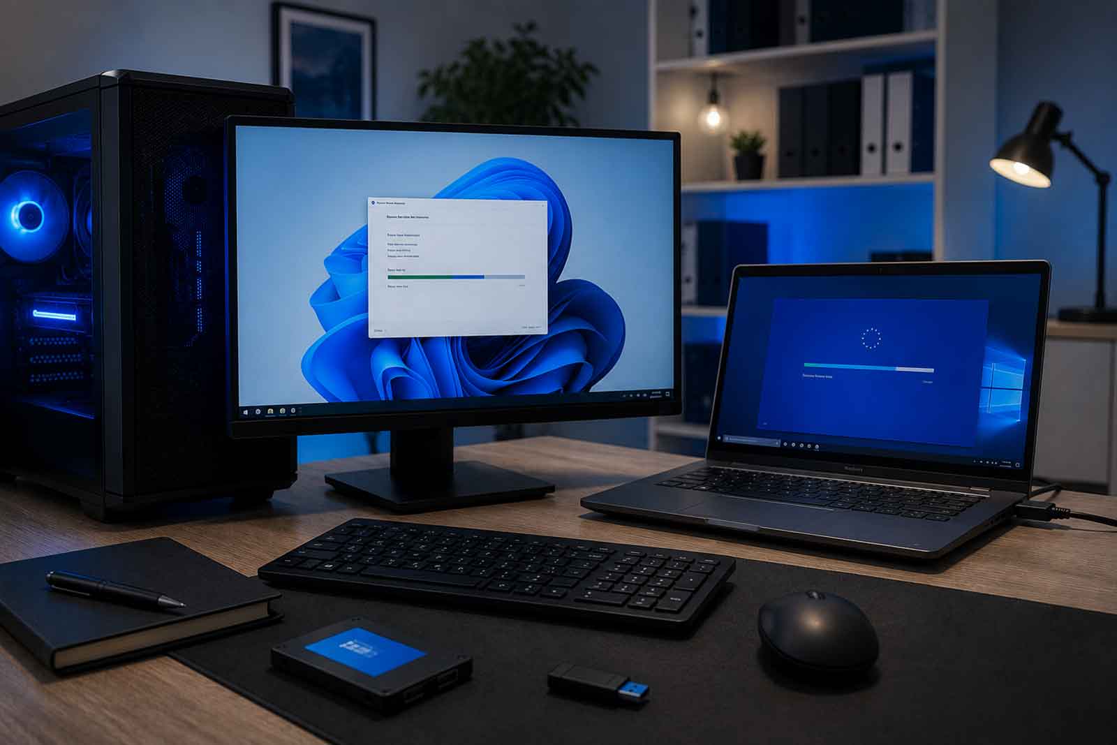 Instalacija Windowsa na stolnom računalu i laptopu